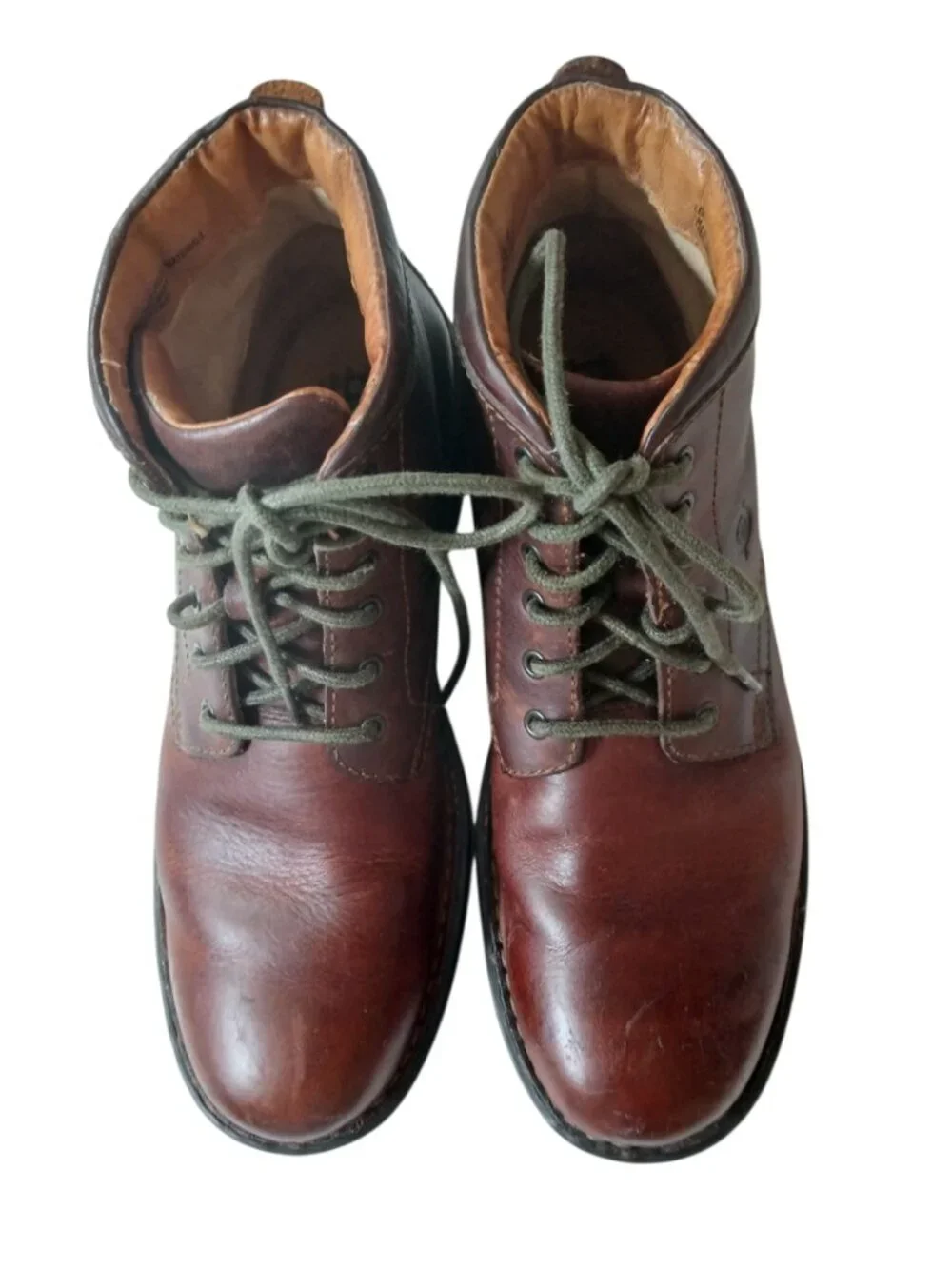 Born brown leather lace-up chukka boot M6603 CKH9 like new men's size 9/42.5
